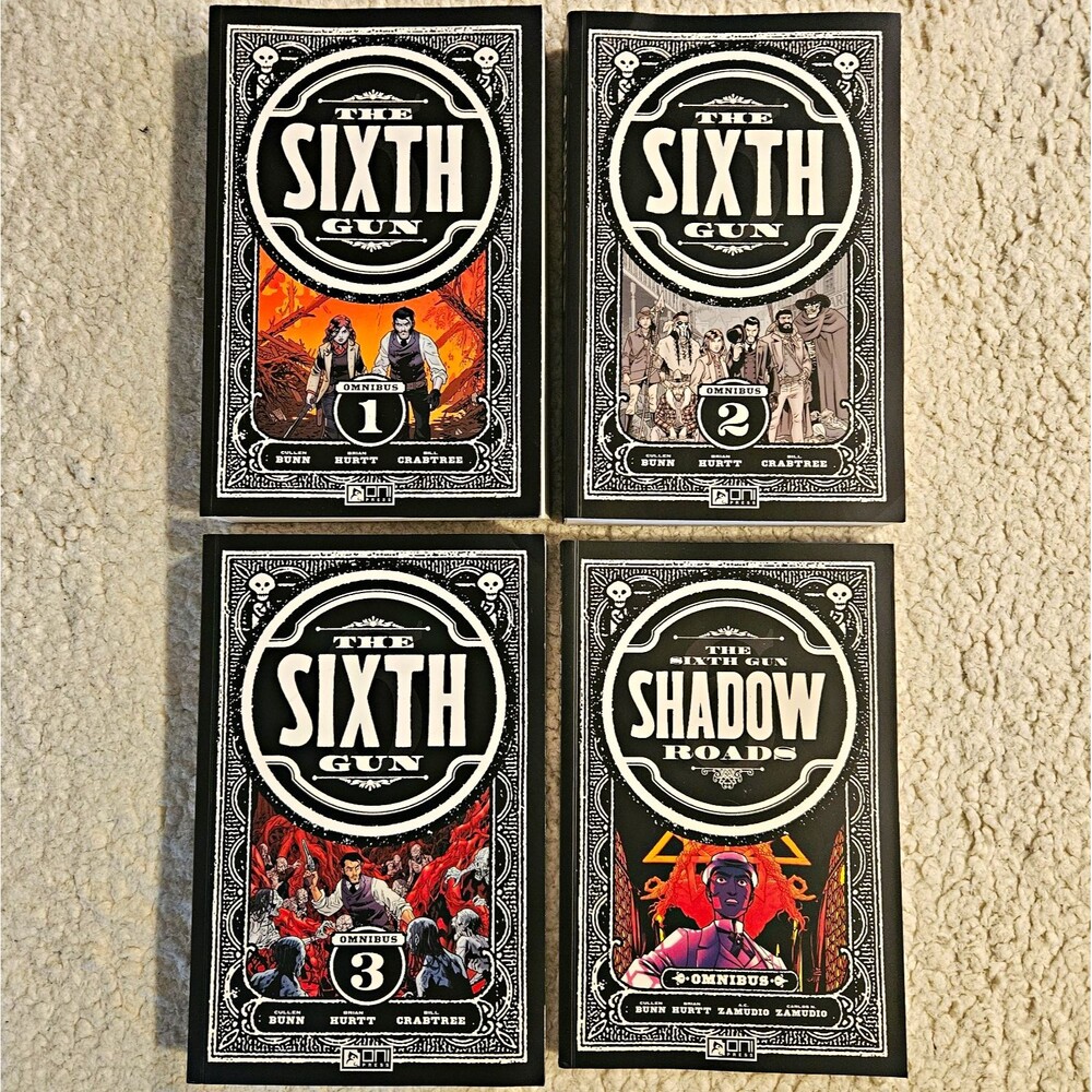 The Sixth Gun Omnibus Lot 1-3 + Shadow Roads Graphic Novel Set Bunn Hurtt